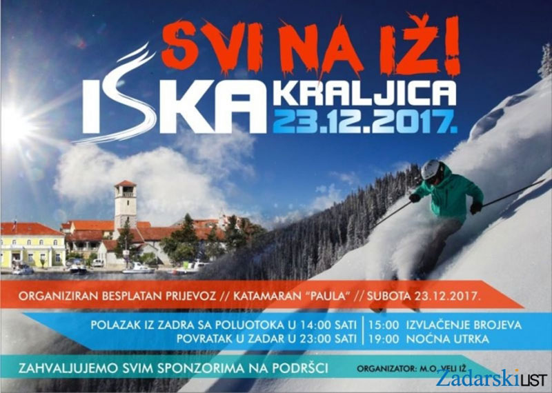 Iška kraljica: Preko snijega do opreme za učenike osnovne škole na Ižu 