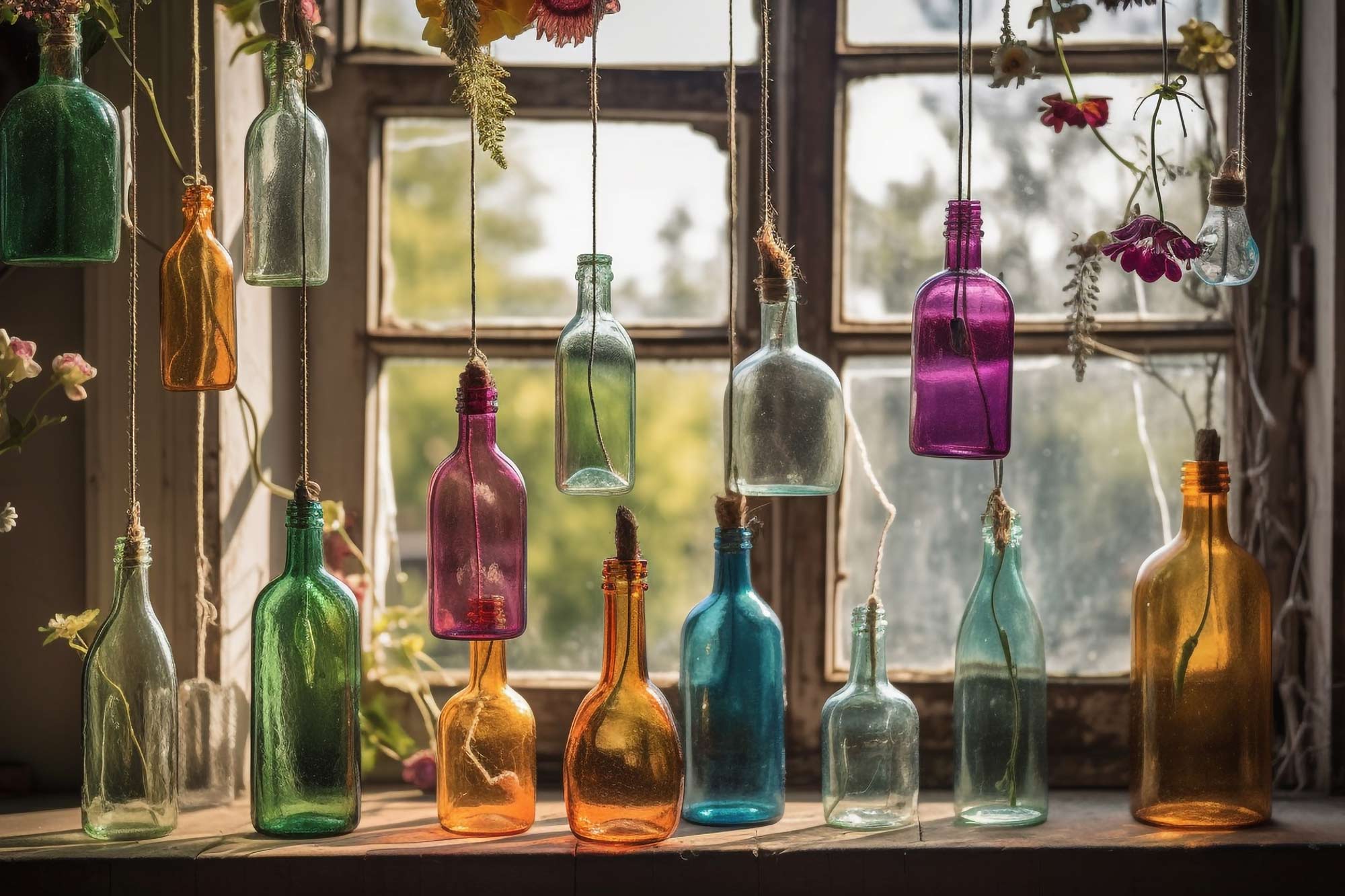 Staklene boce kao dozatori