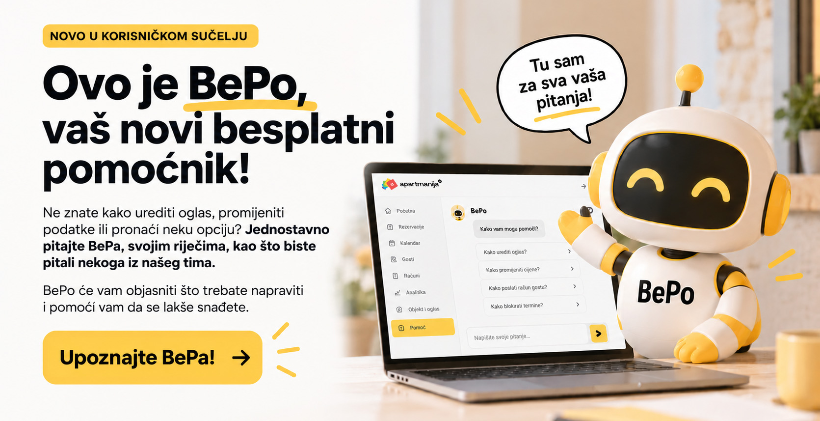 BePo besplatni pomoćnik (AI)