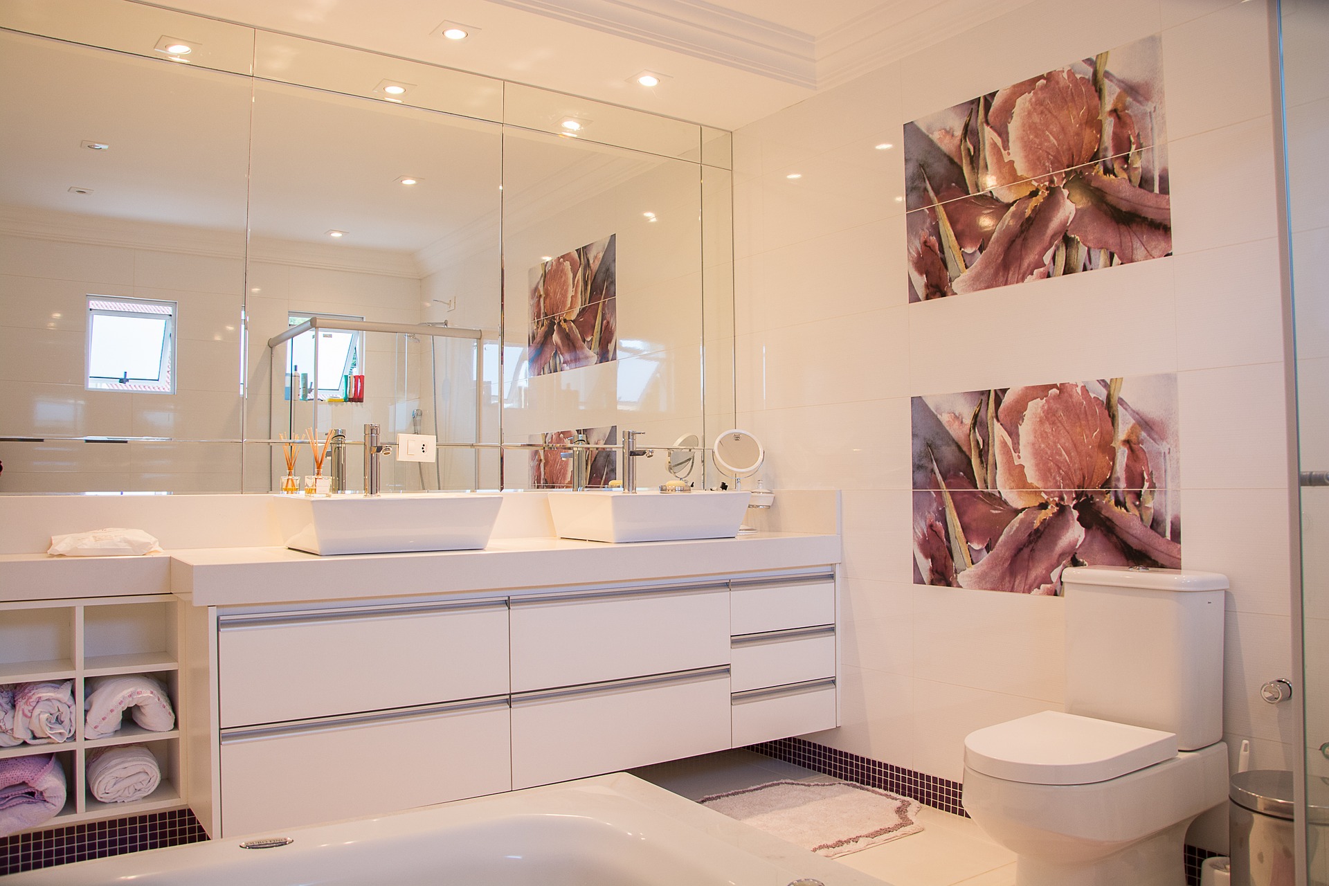 atraktivna zidna ogledala kupaonica