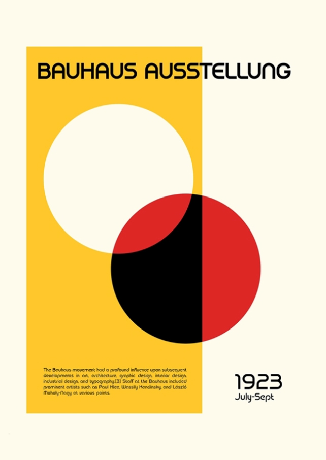 Bauhaus poster