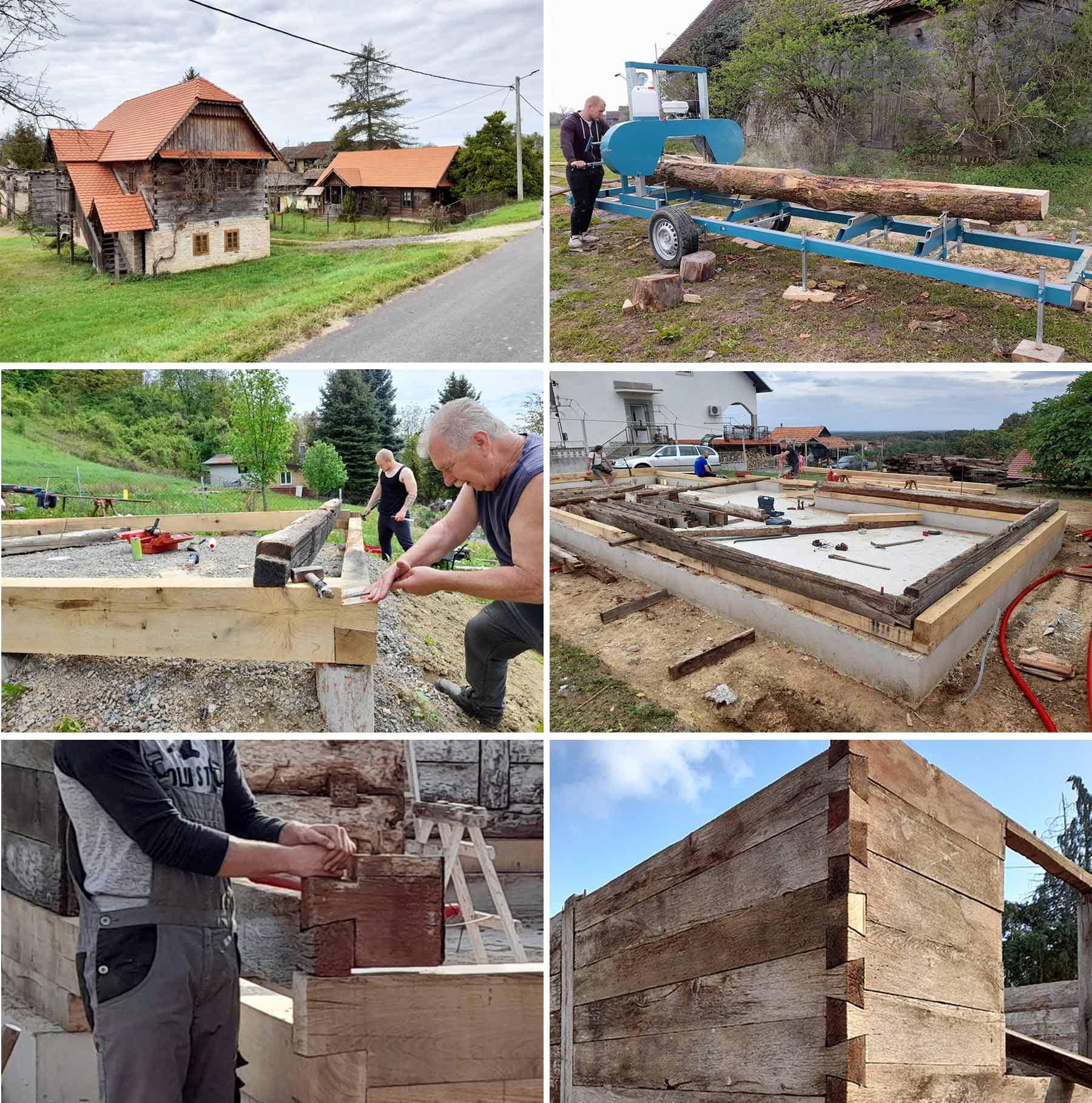 Obnova drvene građevine u izvornom stanju