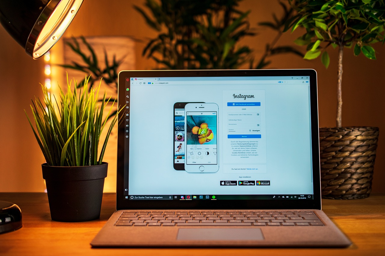 instagram profil na računalu