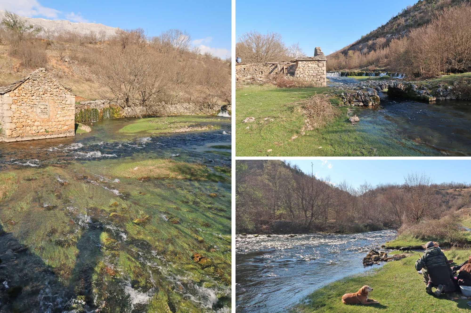 Mjesto za piknik na izvoru Krčića