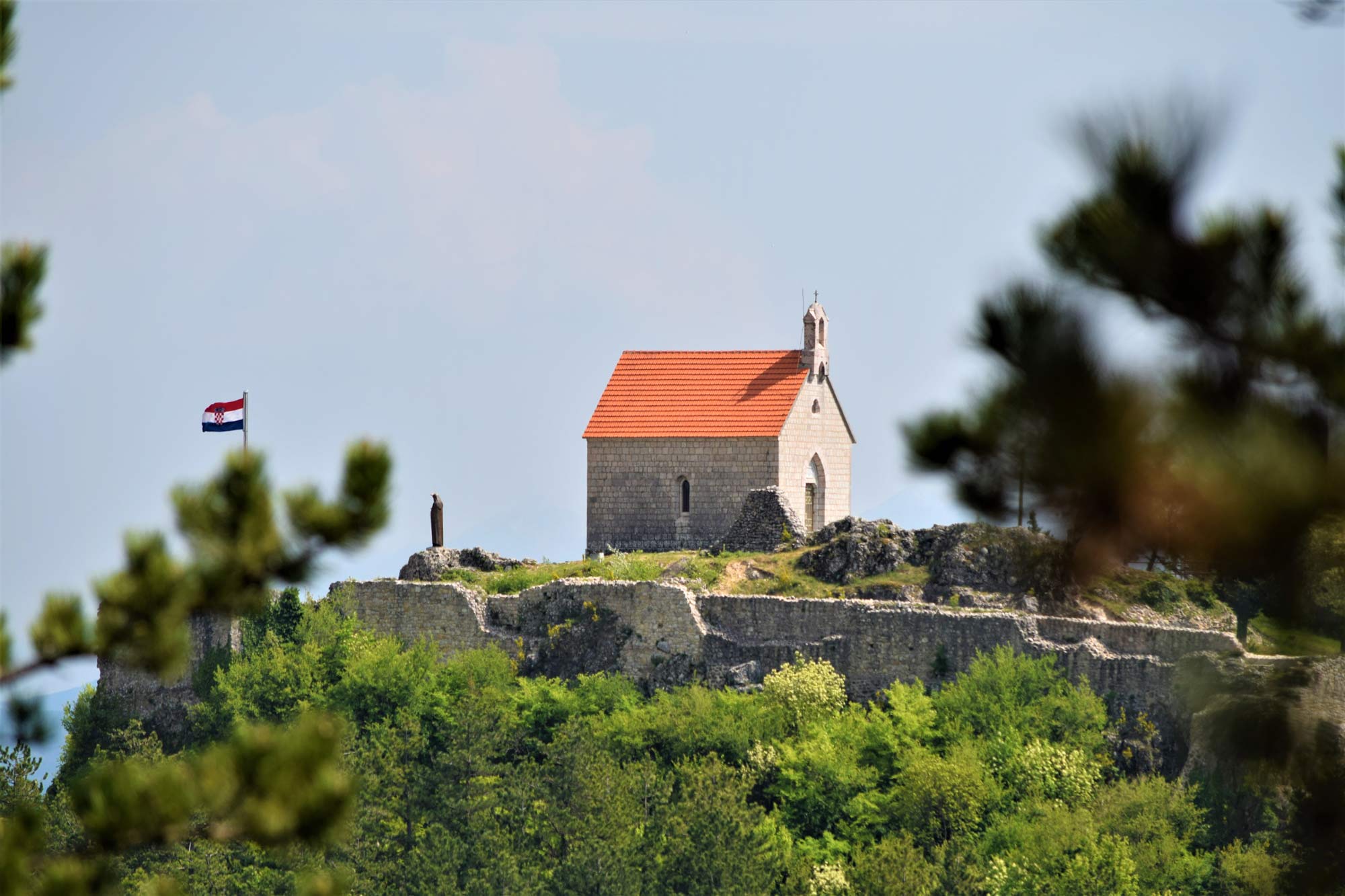 Pogled na tvrđavu Grad - sjever