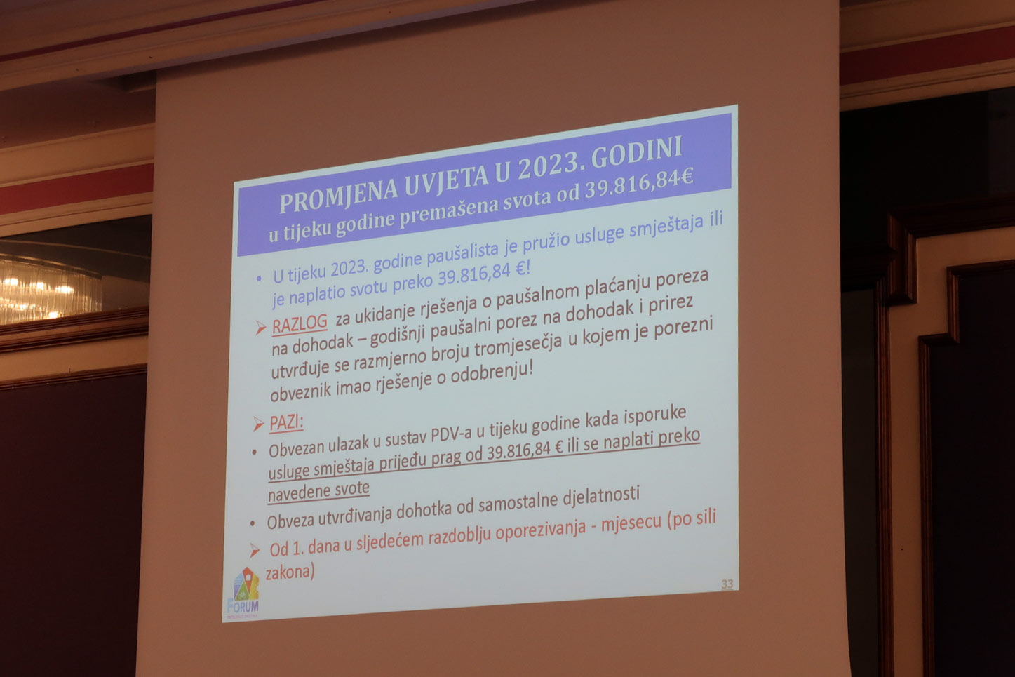 Predavanje Ljerke Markota o ulasku u sustav PDV-a na ovogodišnjem FOS-u u Zagrebu